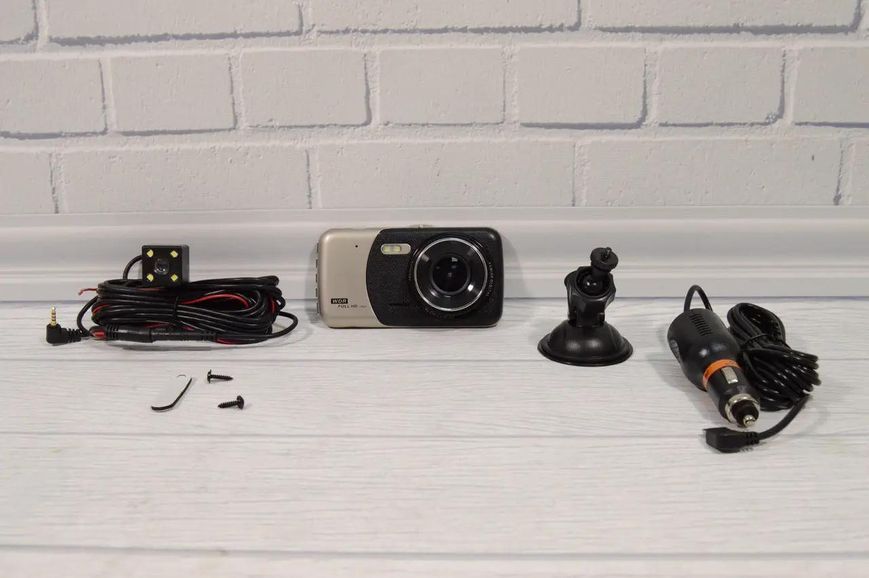 Відеореєстратор із камерою заднього виду та парктроніком DVR CT 503 1080P 260346 фото