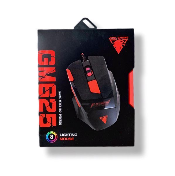 Мышь игровая компьютерная Jedel GM625 Black с RGB подсветкой 260354 фото