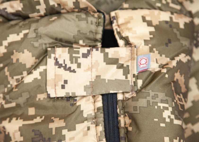 Спальний мішок - ковдру ПІКСЕЛЬ з капюшоном і чохлом 210*75см / Спальник 210*150см 260123 фото
