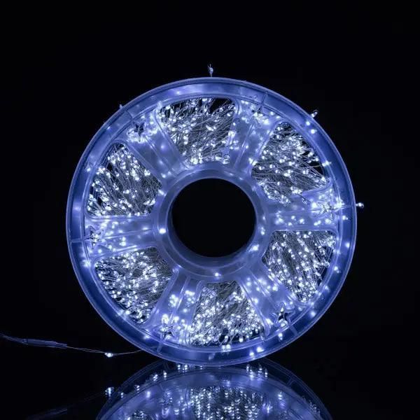 Гирлянда-нить Роса &laquo;Хвойная лапа&raquo; 50 м / 1500LED &mdash; Холодный белый цвет 260867 фото