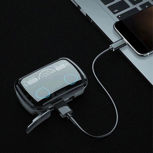 Беспроводные наушники (TWS) Bluetooth 5.1 True Wireless M10 с павэрбанком 260236 фото