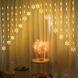 Гирлянда Штора Арка, Снежинки 3 м, 220V, Теплая белая / Светодиодная LED гирлянда / Электрическая гирлянда 260252 фото 4