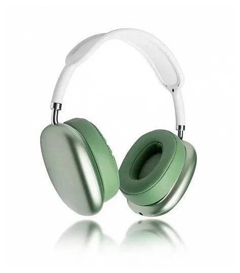 Беспроводные Bluetooth наушники Air Max P9 STEREO Зеленые 260271 фото